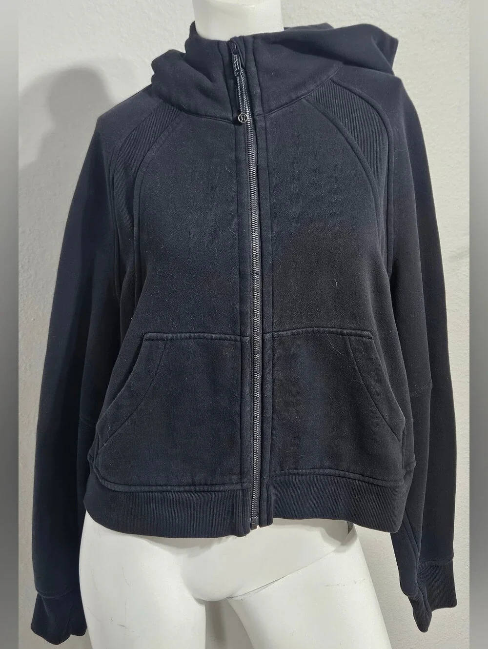 Lululemon Scuba Oversized Full Zip Hoodie Black Women’s Size M / L
